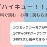 ハイキュー!!は全巻無料で読める?漫画ロウ/漫画ごはん/漫画タウン/漫画play/raw/zip/pdf/rarで読むリスク解説!