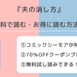 夫の消し方を無料でraw/pdf/zipで漫画を読むリスク紹介!めちゃコミックやピッコマやシーモアやアプリでも読める?