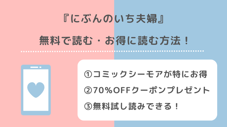 にぶんのいち夫婦をraw/漫画ロウ/zipで全巻無料で読むリスク！単行本をお得に読めるサイトを紹介